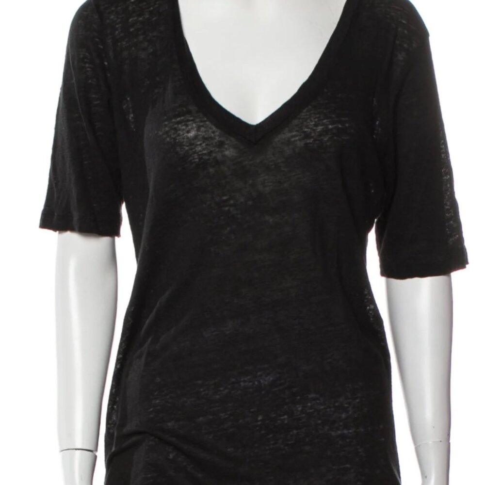 Emerson Fry Linen V-neck Tshirt